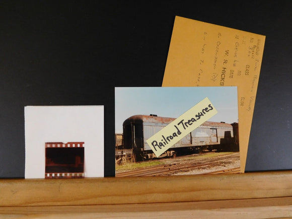 Photo & Negative South Branch Valley #300 baggage car