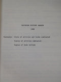 Railroad History Awards 1988 by Jim Boyd Binder Collection