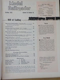 Model Railroader Magazine 1952 October Making stripwood structures Building O ga
