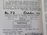 Pacific News #72 1967 Oct The Big Mail Drop  YM&SP Smith Powers Logging  WP