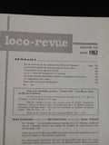 Loco Revue #216 Mars 1962 La REvue des amateurs de chemins de fer