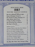 Traction Heritage #21 Vol 4 # 3 1971 May  the 1907 Electric Railway Journal