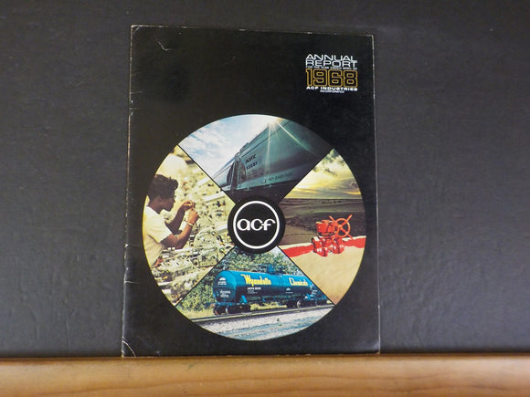 ACF Industries Annual Report 1968 April 30th Financials Statistical review