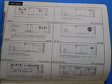 Freight Car Lettering Plan Book 611 authentic freight car plans Champion Decal