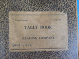 Reading Company Tally Book Jan 1962-Oct 31 1968