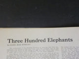 White Tops Circus Magazine 1933 July August 300 elephants Ringling 1933 Circuses
