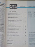Model Trains 1954 March Trolley 70 ft flat car Turnouts Crossings Car shops
