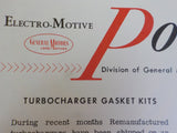 EMD Pointers 1966 September 12 Turbocharger gasket kits