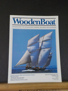 Wooden Boat Magazine #158 January February 2001 Mackinaw boats Hand planes uses