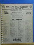 Era Headlights 1950 Spiral Bound 12 issues complete year w/ index