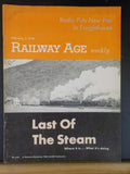 Railway Age Weekly 1958 Feb 3 Last of the Steam GN landslide P&LE