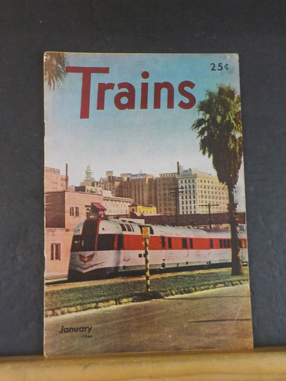 Trains Magazine 1946 January Tennessee Central Altoona Works BRB&L Outlet Creek