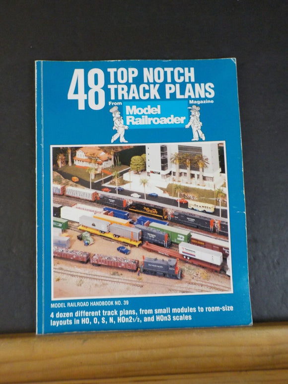 48 Top Notch TracksPlans from MR  Model Railroad Handbook #39 Soft Cover