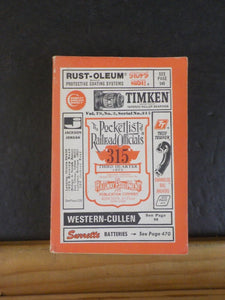 Pocket List of Railroad Officials #315 1973 3rd quarter