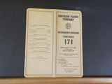 Southern Pacific Employee Timetable #171 Sacramento 1947 July 6
