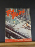 Toy Trains Magazine 1952 November Complete Christmas Layout Simple Buildings Bal