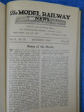 Model Railway News Bound Volume 6  1930 Jan - Dec Clockwork, steam and electric