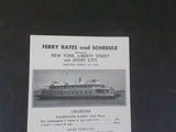 Jersey Central Lines Lot of 7 items Commuters Almanac Ticket Train Order Ferry r
