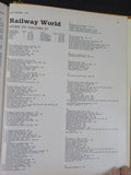 Railway World Bound Vol. XXXVI Jan-Dec 1976