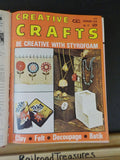 Creative Crafts Magazine Bound Volume #4 Feb 1974- Dec 1975