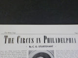White Tops Circus Magazine 1949 November December Christmas A Circus Travelogue