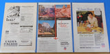 Ads Union Pacific Railroad Lot #12 Advertisements from various magazines (10)