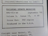 Railroad Update #48 1995 September New England Central RR SMS Rail service