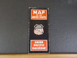 Map Union Pacific Railroad Map of the United States 1941 April 1