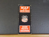 Map Union Pacific Railroad Map of the United States 1941 April 1