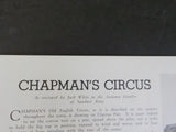 White Tops Circus Magazine 1936 December 1937 January Christmas Chapman’s Circus
