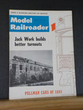 Model Railroader Magazine 1963 April Pullman cars of 1893 Better Turnouts