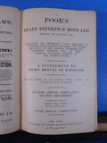 Poor's Manual of Railroads 1904 Maps History rolling stock more