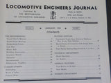 Locomotive Engineers Journal 1951 January Employee Magazine Study of Loco cab de