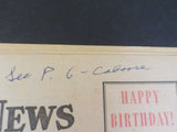 Trainman News1958 September 22  Vol 12 NO 38 Newspaper  Damage