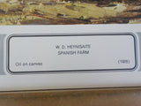 Renaissance Lithographic Print W.D. Heynisaite Spanish Farm 20X24 nches