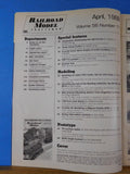 Railroad Model Craftsman Magazine 1988 April Scratchbuild small town depot TOFC