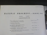 Railway Progress 1948 March Streamliners - Service means profits Radio telephone