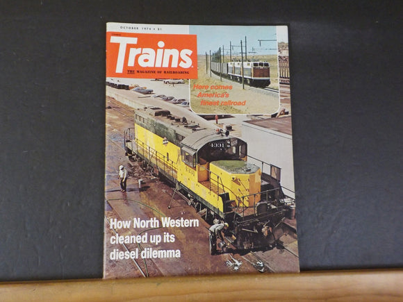 Trains Magazine 1974 October How North Western cleaned up its diesel dilemma