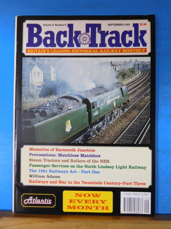 Back Track Magazine 1995 September Britain Railway History