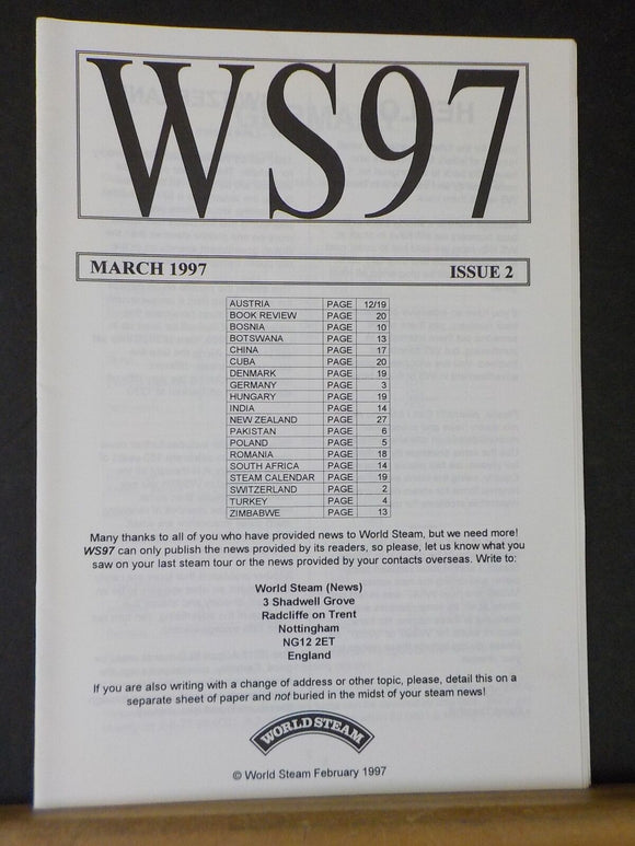 World Steam 1997 March Issue #2 WS97