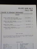 S Gauge Herald 1968 Fall Narrow Gauge Journal Build a circu train  Unblock that