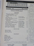 Model Craftsman RMC 1942 November Streamlined Atlantic Loco-Tender Details