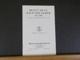 Heavy Duty Raco Equalizer No. 700 1958 October Supplement to Catalogue No 51