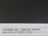 White Tops Circus Magazine 1942 August September Father Ed Circus Priest Beloved