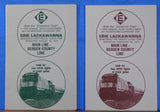 Erie Lackawanna Suburban Timetable Lot of (2) Main Line Bergen County Line