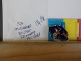 Jaycees California Mountain miner kneeling Panning for gold Califdrnia ERROR PIN