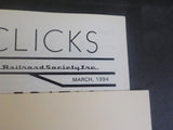 Wheel Clicks 1994 March Pacific Railroad Society Earthquake Edition