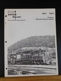 Extra 2200 South 1969 May Stapled PC Roster SW1000 SW1001 SW1500