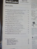 Model Railroader Magazine 1979 August Fonda Johnstown & Gloversville Railroad