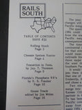 Rails South #32 1984 January-February Chessie System Roster